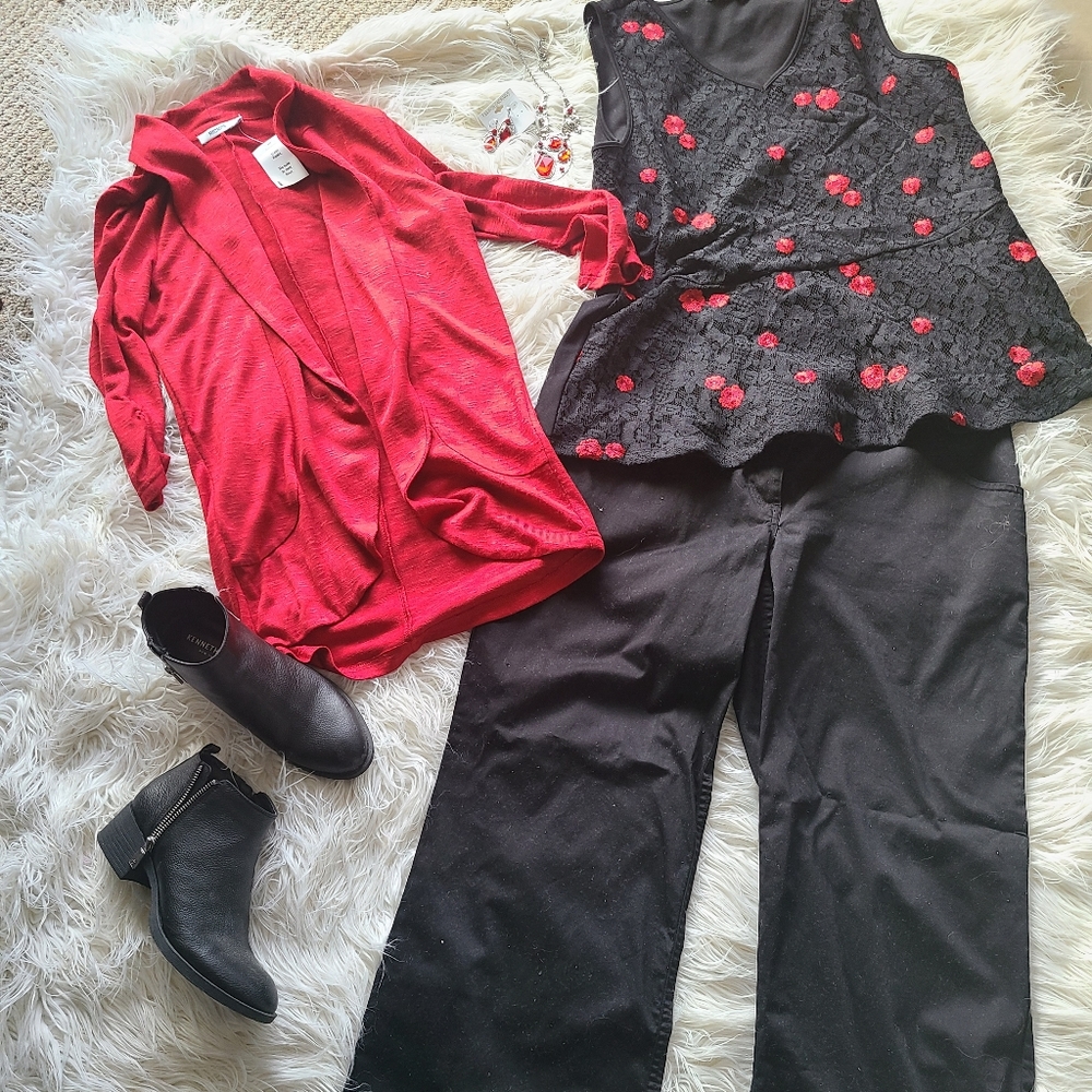 BOGO * Sz S Red cardigan
